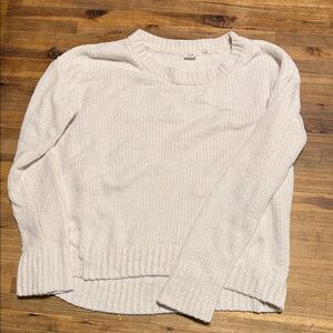 GAP Cream Ribbed Knit Sweater